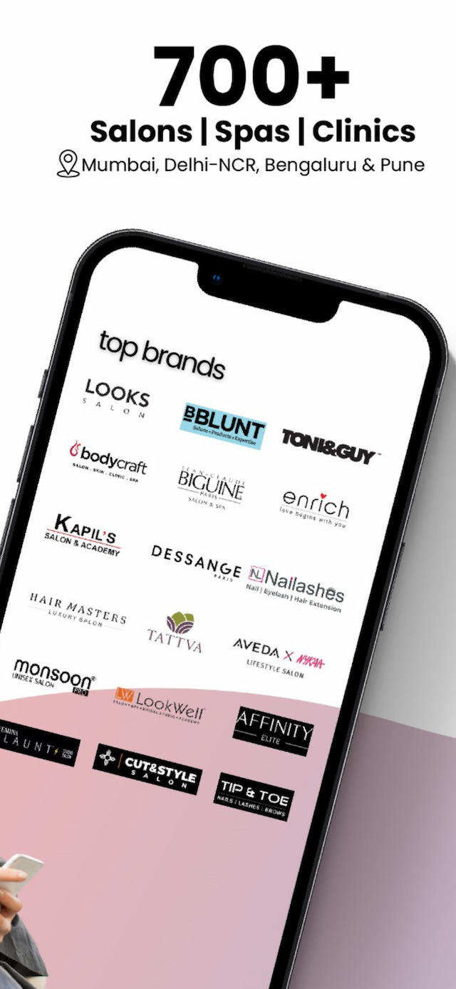 1000+ Salons | Spas | Clinic