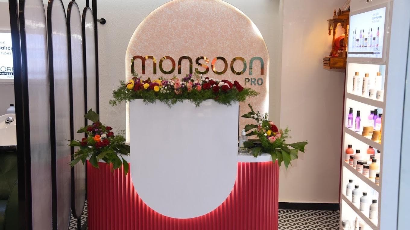 Explore Monsoon Salon Pro, a trusted LUZO salon partner with branches near you